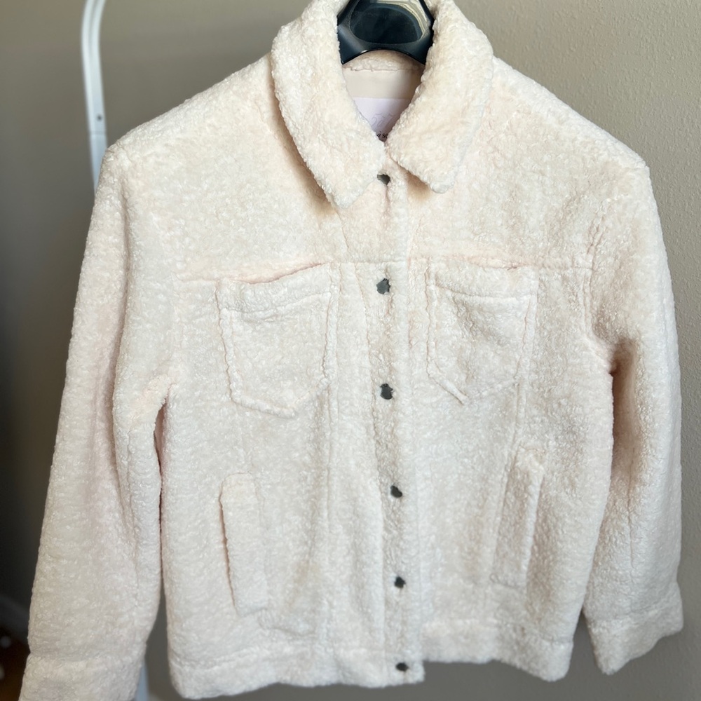 Cinq A Sept JULIA FLEECE JACKET Size Small